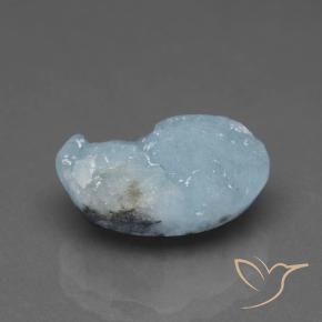 9,17 ctw natürlicher Hellgrünliches Blau Hemimorphit-Druse, Fantasie, Lichtundurchlässig