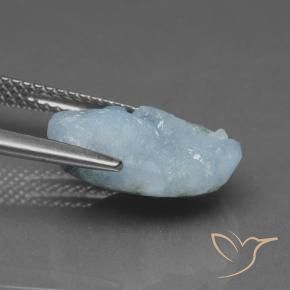 9,17 ctw natürlicher Hellgrünliches Blau Hemimorphit-Druse, Fantasie, Lichtundurchlässig
