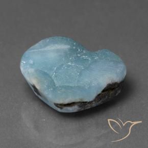 9,17 ctw natürlicher hellblau-grün Hemimorphit-Druse, Fantasie, Lichtundurchlässig