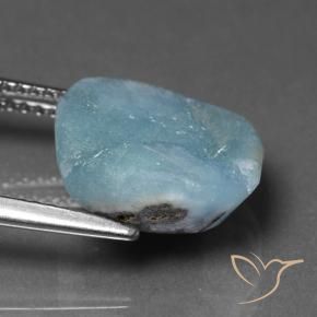 9,17 ctw natürlicher hellblau-grün Hemimorphit-Druse, Fantasie, Lichtundurchlässig