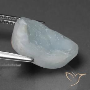 9,17 ctw natürlicher Graublau Hemimorphit-Druse, Fantasie, Lichtundurchlässig