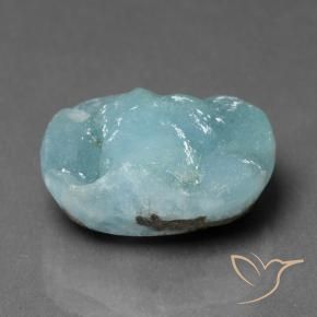 9,17 ctw natürlicher hellblau-grün Hemimorphit-Druse, Fantasie, Lichtundurchlässig
