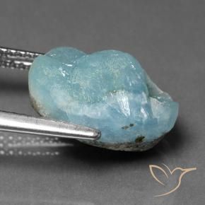9,17 ctw natürlicher hellblau-grün Hemimorphit-Druse, Fantasie, Lichtundurchlässig