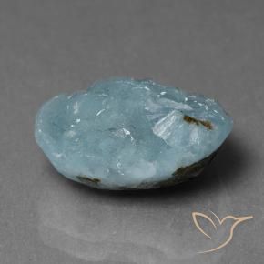 9,17 ctw natürlicher hellblau-grün Hemimorphit-Druse, Fantasie, Lichtundurchlässig