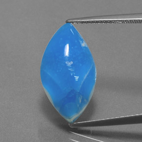 9,64 ctw natürlicher blauer Hemimorphit, Marquise, Lichtundurchlässig