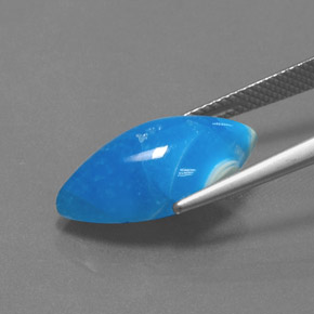 9,64 ctw natürlicher blauer Hemimorphit, Marquise, Lichtundurchlässig