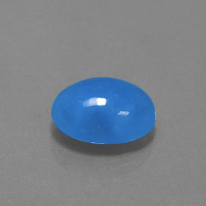 9,17 ctw natürlicher Blau Hemimorphit, Oval Schliff, Lichtundurchlässig