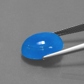 9,17 ctw natürlicher Blau Hemimorphit, Oval Schliff, Lichtundurchlässig