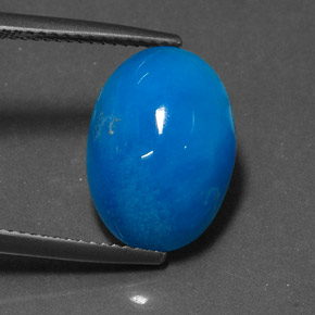 9,17 ctw natürlicher Blau Hemimorphit, Oval Schliff, Lichtundurchlässig