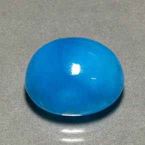 9,17 ctw natürlicher Blau Hemimorphit, Oval Schliff, Lichtundurchlässig
