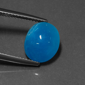 9,17 ctw natürlicher Blau Hemimorphit, Oval Schliff, Lichtundurchlässig