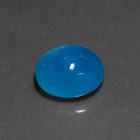 9,17 ctw natürlicher Blau Hemimorphit, Oval Schliff, Lichtundurchlässig