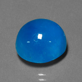 9,17 ctw natürlicher Blau Hemimorphit, Oval Schliff, Lichtdurchlässig