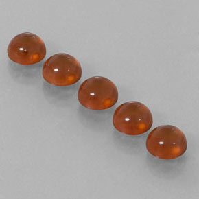 ct natürliche orangefarbener Hessonit-Edelsteine, Transparent, Transparent / Lichtdurchlässig