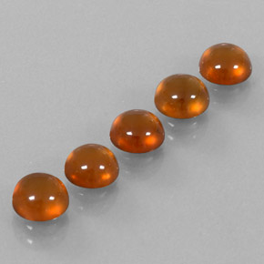  ct natürliche orangefarbener Hessonit-Edelsteine, Transparent, Transparent / Lichtdurchlässig