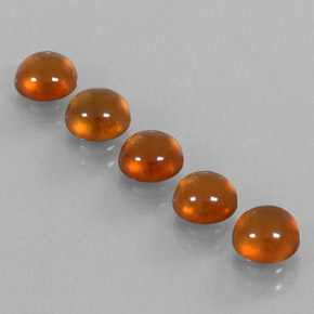  ct natürliche orangefarbener Hessonit-Edelsteine, Transparent, Transparent / Lichtdurchlässig