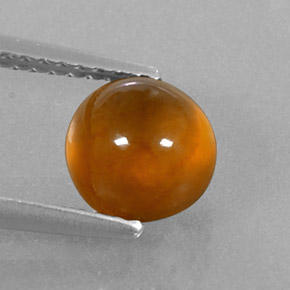 2,44 ctw natürlicher orangefarbener Hessonit, Transparent, Transparent / Lichtdurchlässig