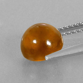 2,44 ctw natürlicher orangefarbener Hessonit, Transparent, Transparent / Lichtdurchlässig