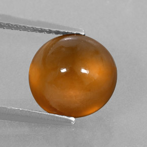 3,80 ctw natürlicher orangefarbener Hessonit, Transparent, Transparent / Lichtdurchlässig