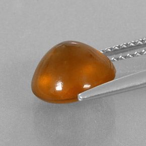 3,80 ctw natürlicher orangefarbener Hessonit, Transparent, Transparent / Lichtdurchlässig
