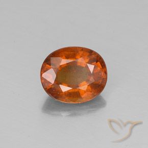 9,17 ctw natürlicher Medium Orange  Hessonit-Granat, Oval, VS-SI