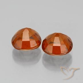 3.17 ct natürliche Amber Orange Hessonit-Granat-Edelsteine, Kissen, SI
