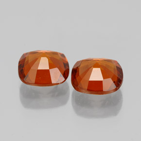 3,13 ct natürliche roter Hessonit-Edelsteine, Kissenschliff, VS-SI