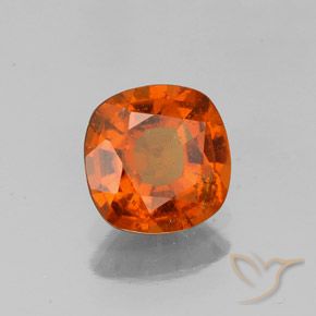 9,17 ctw natürlicher rötlich-orange Hessonit-Granat, Kissen, SI