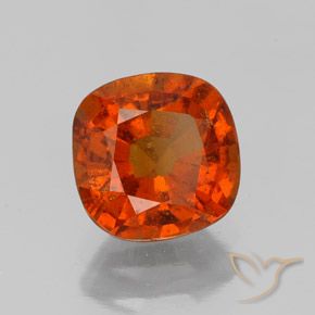 9,17 ctw natürlicher Feuerorange Hessonit-Granat, Kissen, VS-SI