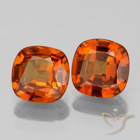 1.72 ct natürliche Mittelorange Hessonit-Granat-Edelsteine, Kissen, VS-SI