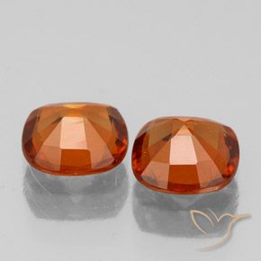1.72 ct natürliche Mittelorange Hessonit-Granat-Edelsteine, Kissen, VS-SI