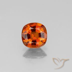0.93ct Natürlicher Amber Orange Hessonit-Granat, Kissen, VS-SI