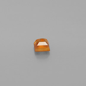 0,31 ctw natürlicher orangefarbener Hessonit, Quadrat, VS