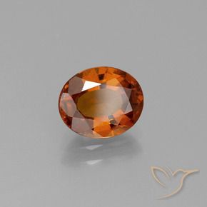 9,17 ctw natürlicher rötlich-orange Hessonit-Granat, Oval, VS