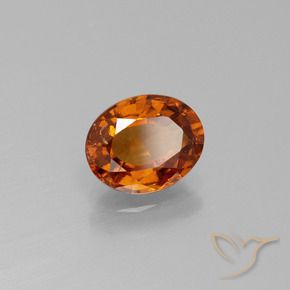 9,17 ctw natürlicher Amber Orange Hessonit-Granat, Oval, VS-SI