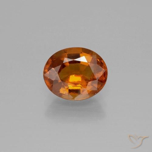 1.81ct Natürlicher Mittelorange Hessonit-Granat, Oval, VS