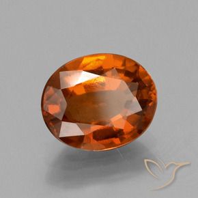 9,17 ctw natürlicher Mittelorange Hessonit-Granat, Oval, VS