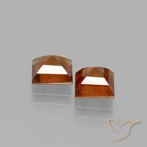 2.43 ct natürliche Mitteldunkles Orange Hessonit-Granat-Edelsteine, Quadrat, VS-SI