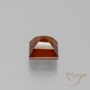 9,17 ctw natürlicher Dunkelorange Hessonit-Granat, Quadrat, VS-SI