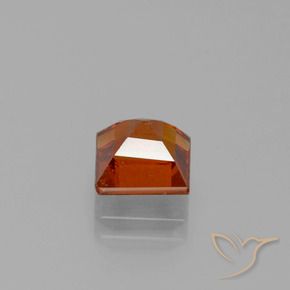 9,17 ctw natürlicher Feuerorange Hessonit-Granat, Quadrat, VS-SI