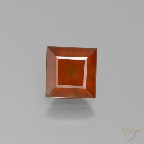 2.06ct Natürlicher Warmes Orange Hessonit-Granat, Quadrat, VS-SI