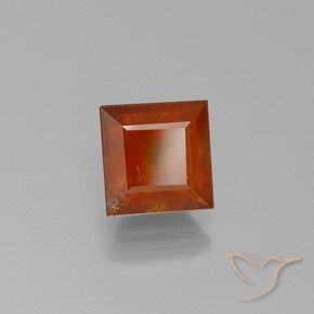 9,17 ctw natürlicher Warmes Orange Hessonit-Granat, Quadrat, VS-SI