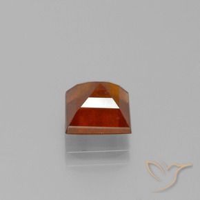 9,17 ctw natürlicher Warmes Orange Hessonit-Granat, Quadrat, VS-SI