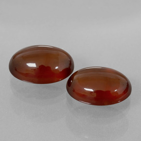 15.94 ct natürliche Lippenstift Rot Hessonit-Granat-Edelsteine, Oval Schliff, Transparent