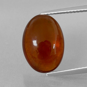 9,17 ctw natürlicher Zimt-orange Hessonit-Granat, Oval Schliff, Transparent