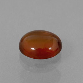 4,85 ctw natürlicher orangefarbener Hessonit, Oval Schliff, Transparent