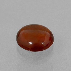 5,68 ctw natürlicher orangefarbener Hessonit, Rundschliff, Transparent