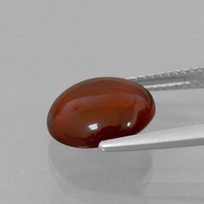 5,68 ctw natürlicher orangefarbener Hessonit, Rundschliff, Transparent