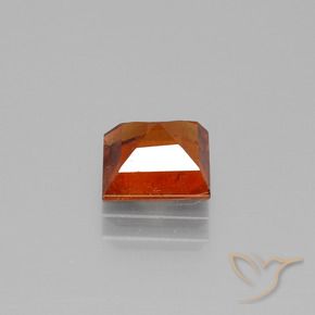 9,17 ctw natürlicher Dunkelorange Hessonit-Granat, Quadrat, VS
