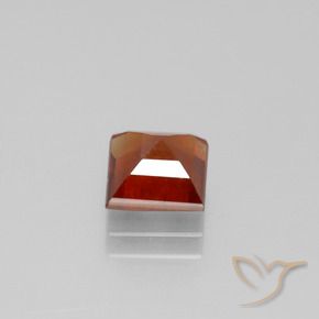 9,17 ctw natürlicher Feuerorange Hessonit-Granat, Quadrat, VS-SI
